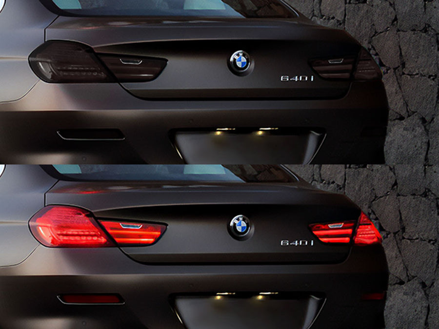 6-series Before and After Smoked Taillights