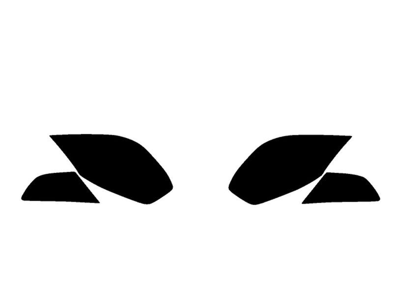 6-series Precut Tail Light Tint Diagram