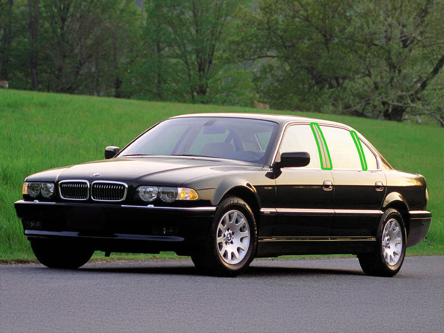 bmw 7-series 1988-1994 Pillar Post Trim Installation Location