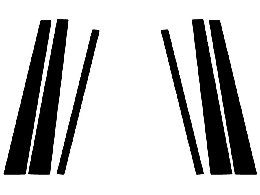 bmw 7-series 1988-1994 Camo Pillar Trim Diagram
