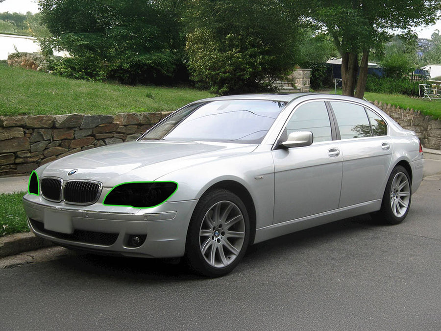 bmw 7-series 2002-2005 Headlight Tint Location