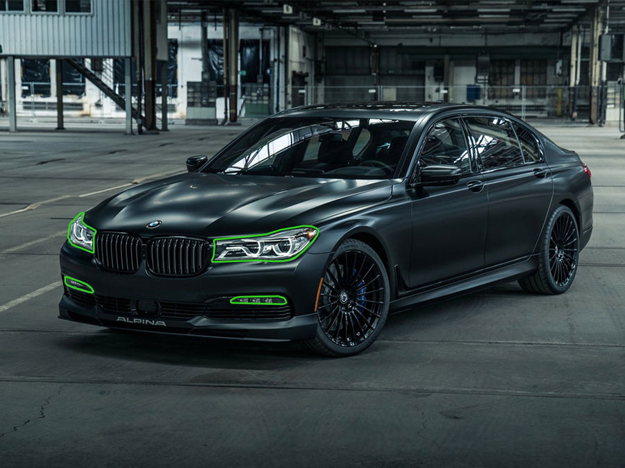 bmw alpina b7 2017-2019 Headlight Protection Installation Location