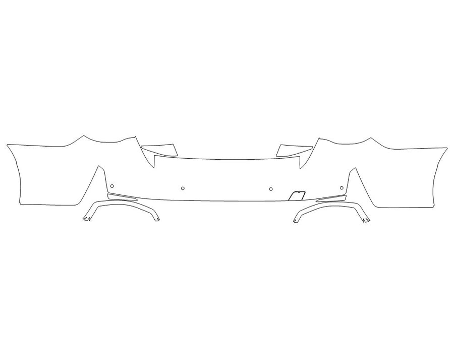 i4 Avery Dennison Clear Bra Door Cup Precut PPF Diagram