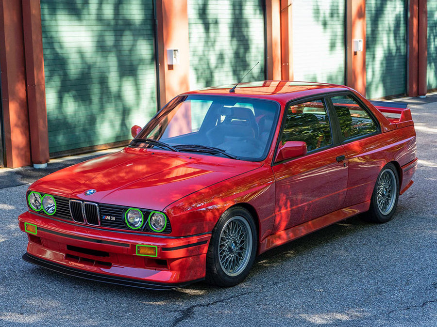 bmw m3 1988-1991 (coupe) Headlight Protection Installation Location