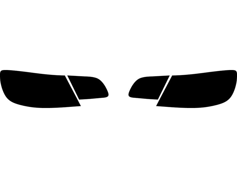 m3 (convertible) Precut Tail Light Tint Diagram