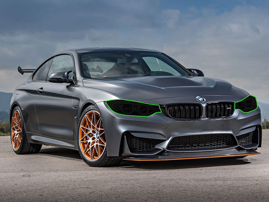 bmw m4 2015-2018 Headlight Tint Location