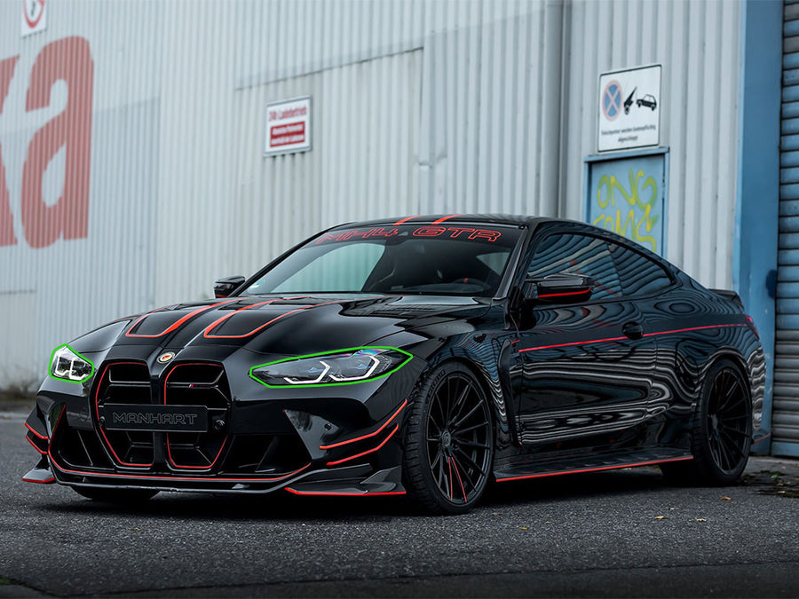 bmw m4 2021-2025 Headlight Protection Installation Location