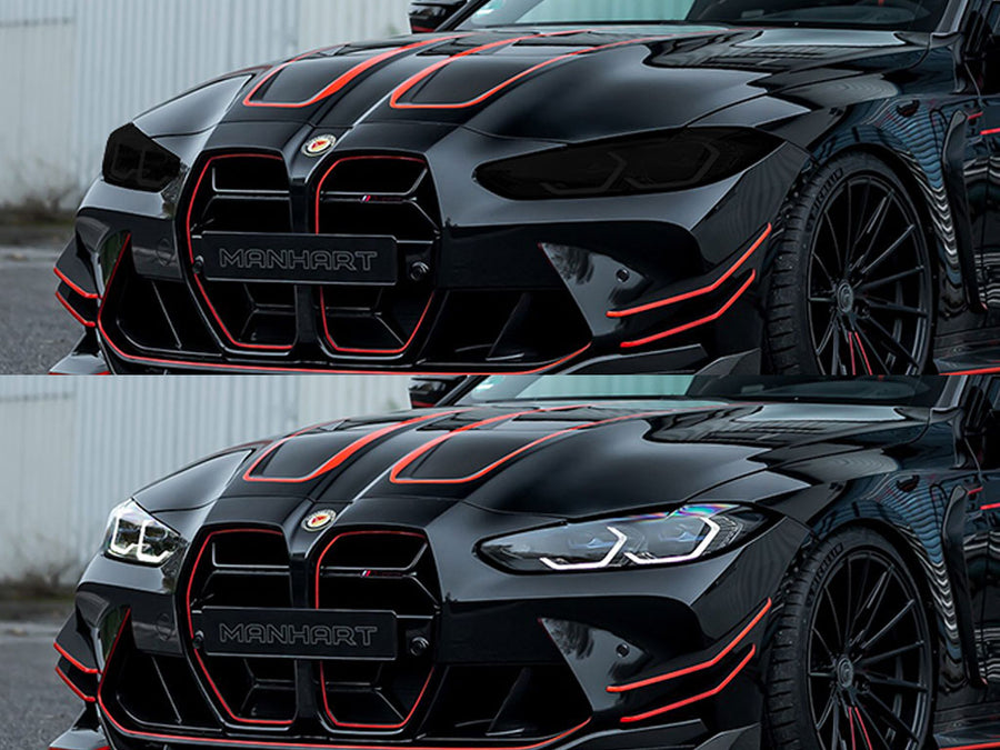 bmw m4 2021-2025 Headlight Tint Appearance