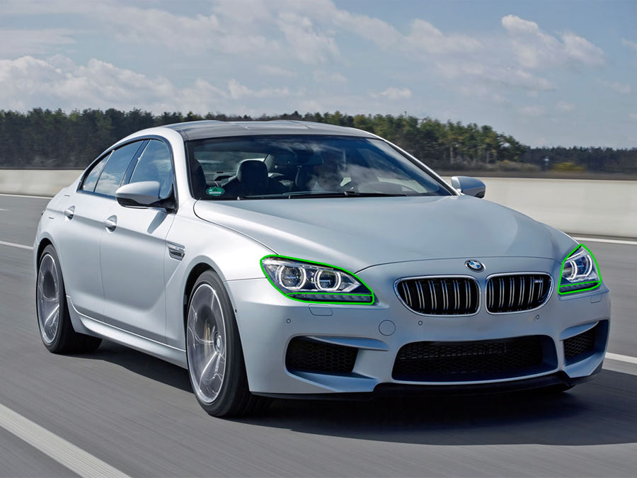 bmw m6 2012-2015 Headlight Protection Installation Location