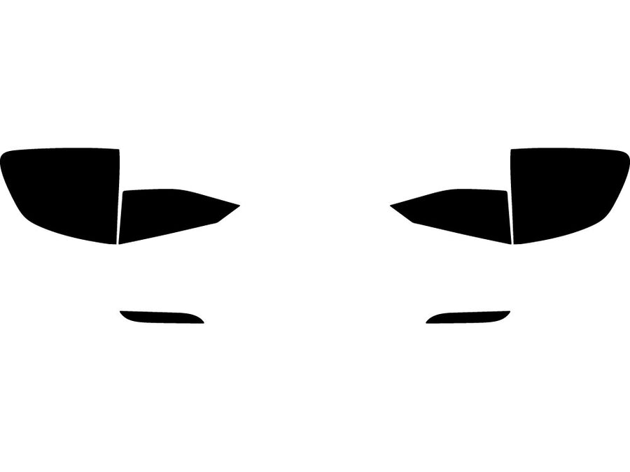 x1 Precut Tail Light Tint Diagram