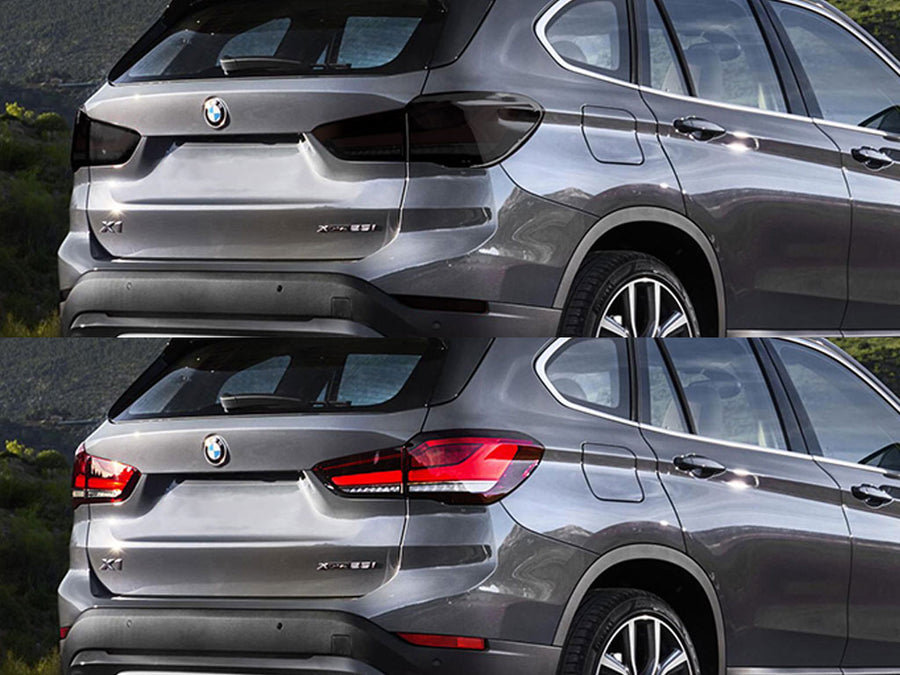 x1 Before and After Smoked Taillights