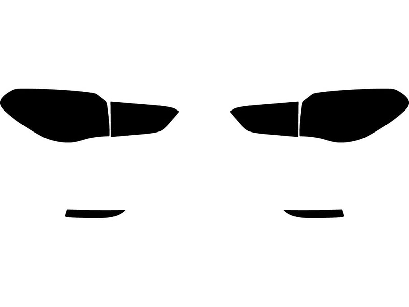 x1 Precut Tail Light Tint Diagram