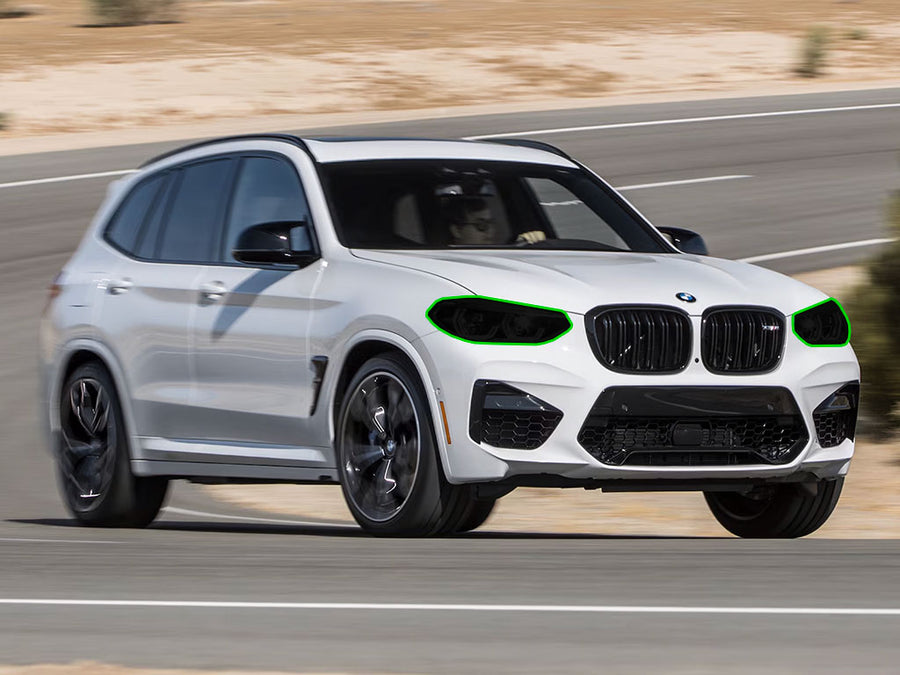 bmw x3 2018-2021 Headlight Tint Location