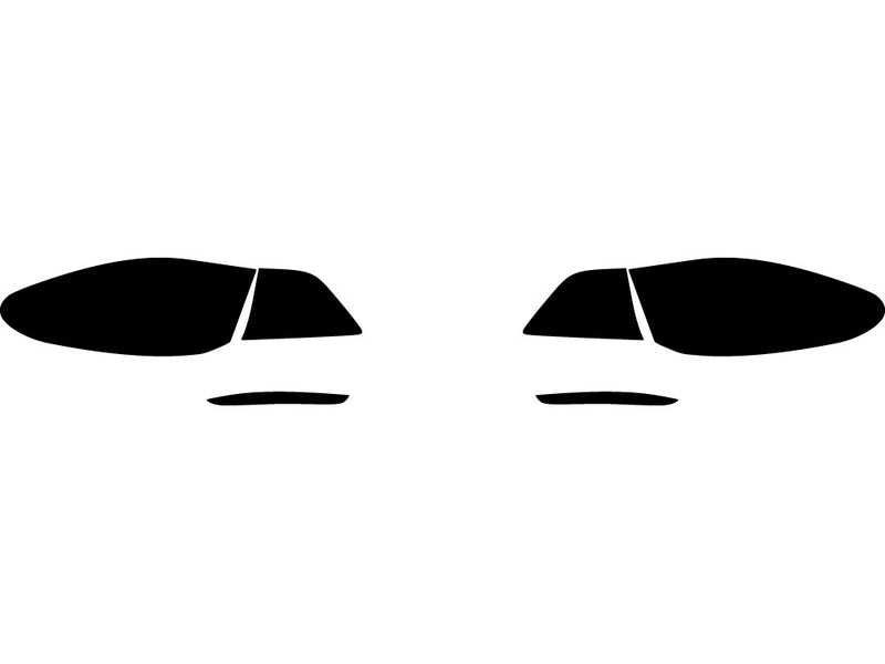 x4 Precut Tail Light Tint Diagram