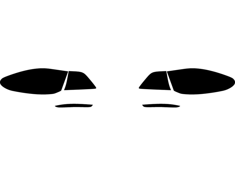 x4 Precut Tail Light Tint Diagram