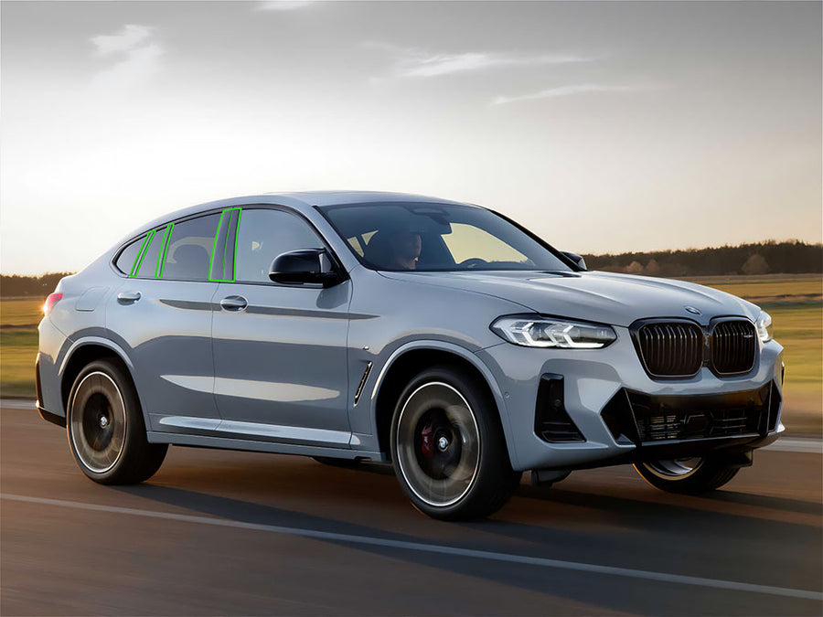 bmw x4 2018-2024 Pillar Post Trim Installation Location