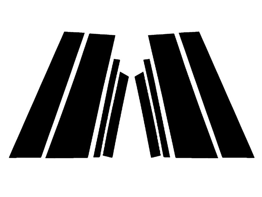 bmw x4 2018-2024 Camo Pillar Trim Diagram