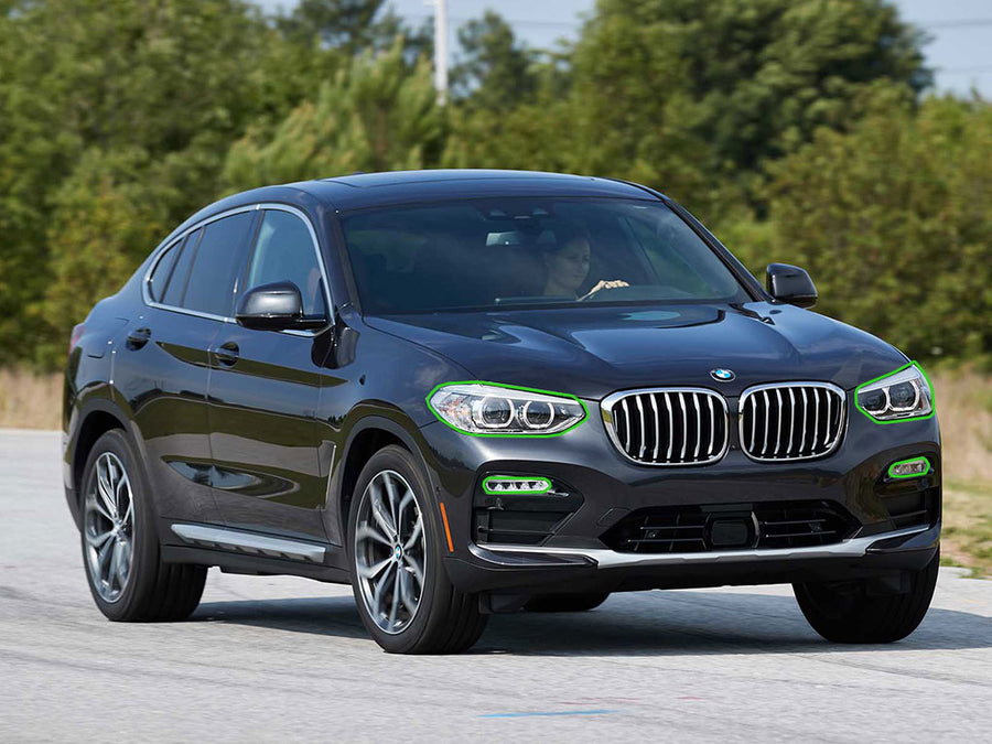 bmw x4 2019-2021 Headlight Protection Installation Location