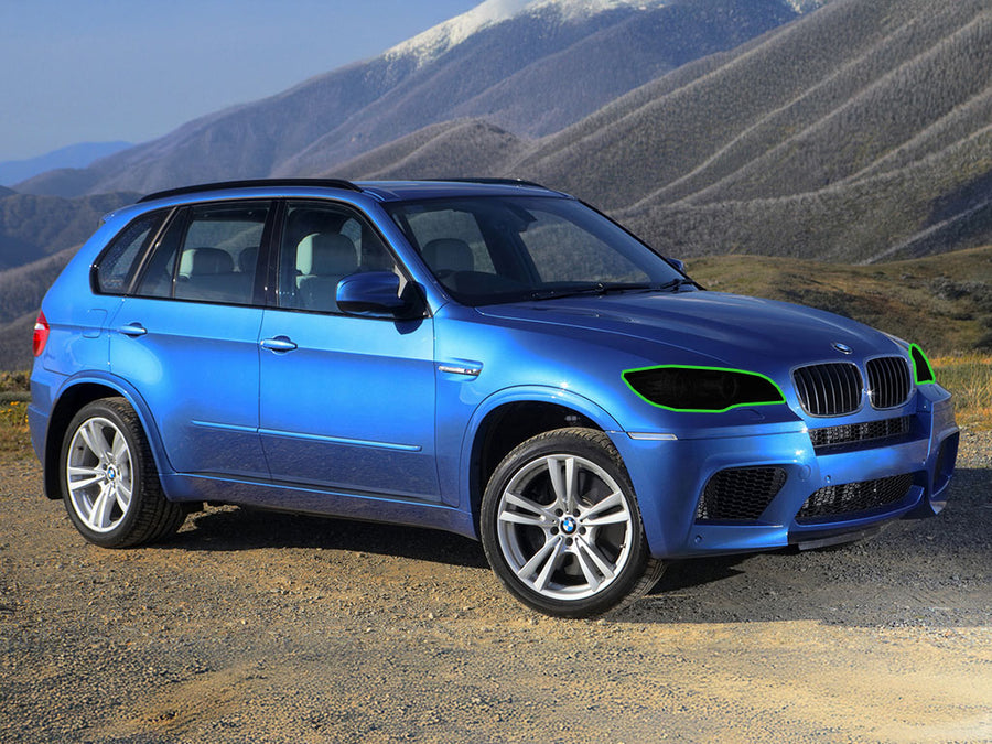 bmw x5 2007-2010 Headlight Tint Location