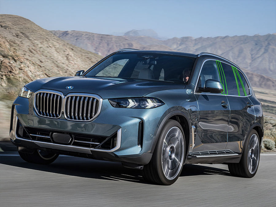 bmw x5 2019-2024 Pillar Post Trim Installation Location