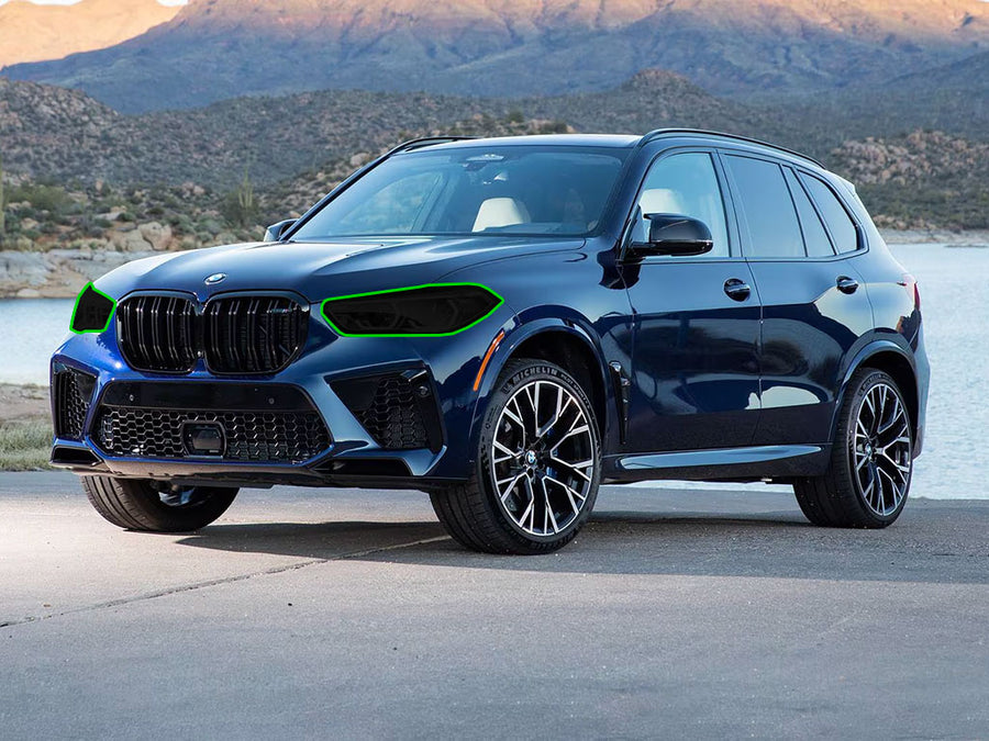 bmw x5 2019-2023 Headlight Tint Location