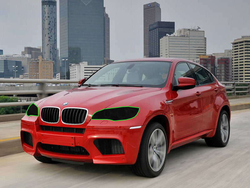 bmw x6 2008-2014 Headlight Tint Location