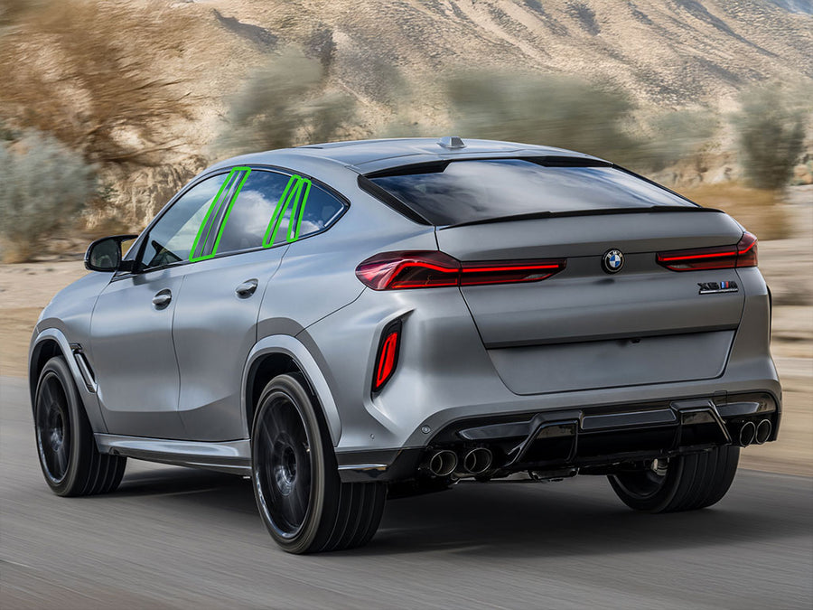 bmw x6 2020-2024 Pillar Post Trim Installation Location
