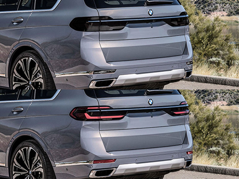 x7 Before and After Smoked Taillights