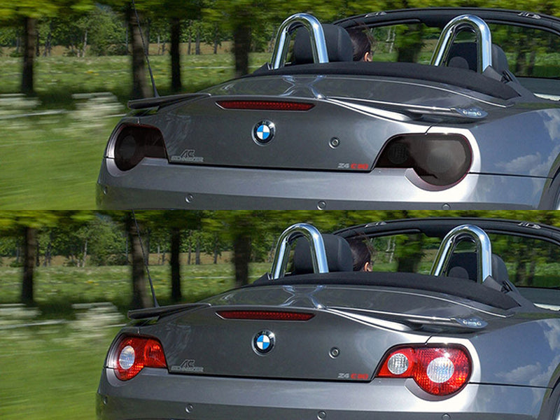 z4 Before and After Smoked Taillights