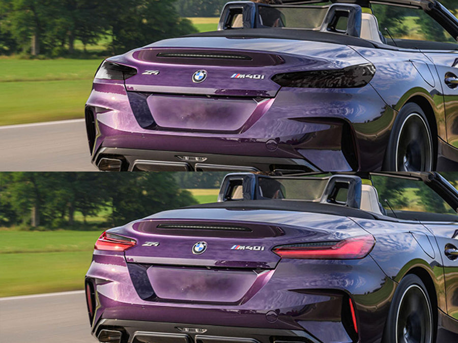 z4 Before and After Smoked Taillights