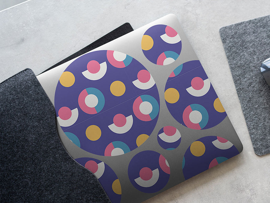 boat party abstract geometric DIY Laptop Stickers