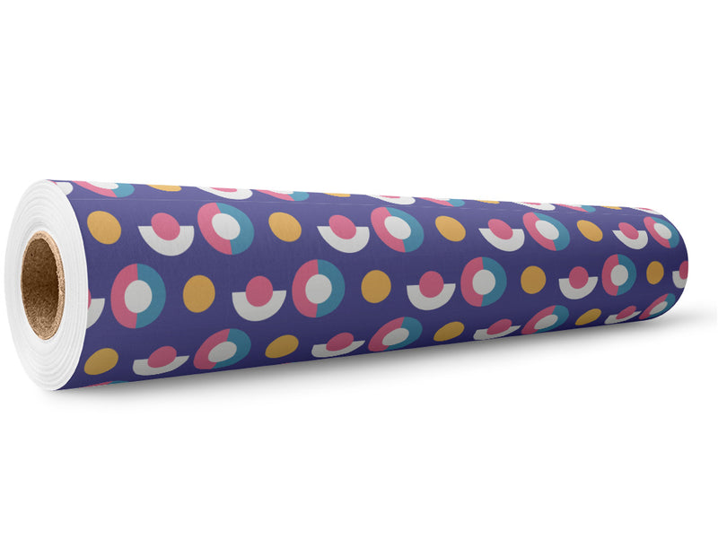 Boat Party Abstract Wrap Film Wholesale Roll~Rwraps Series 914 Digitally Printed Vinyl Roll~5