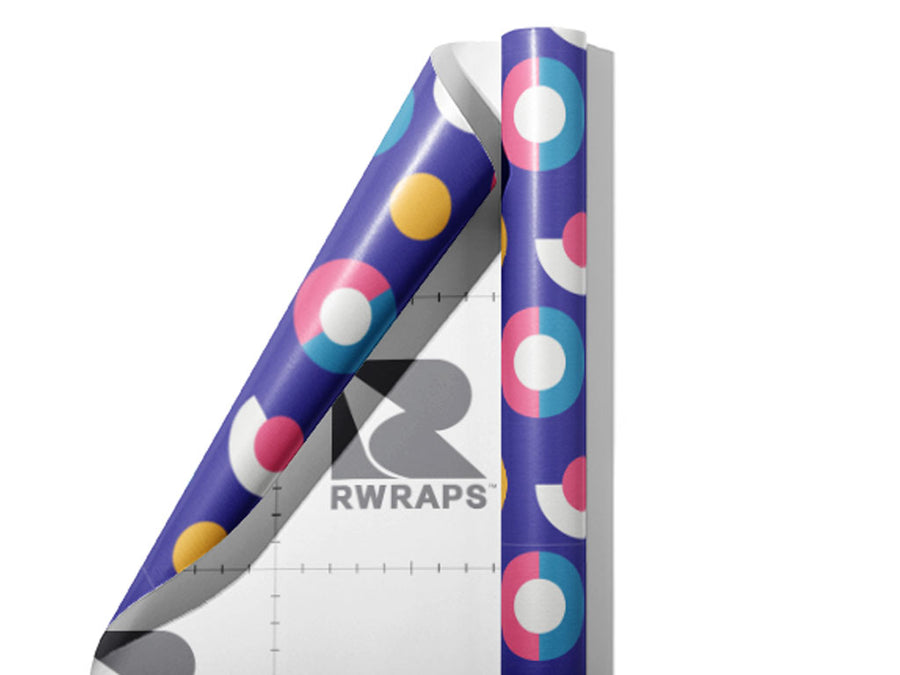 Boat Party Abstract Wrap Film Sheets~Rwraps Series 914 Boat Party Abstract Scrolled Sheet~3