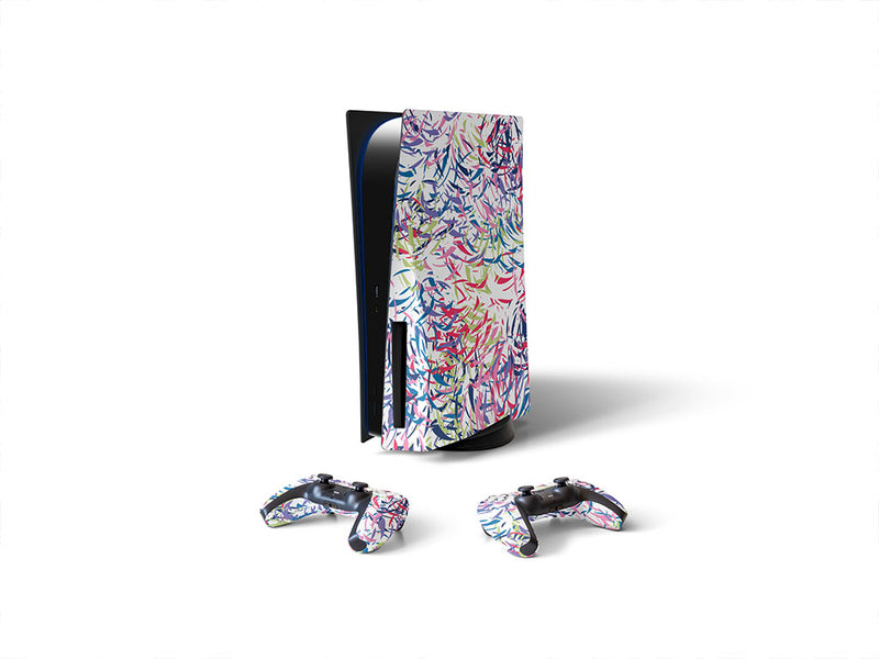 bobby pin abstract geometric Sony PS5 DIY Skin