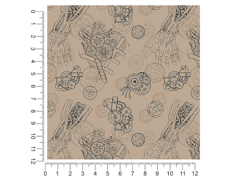 bodily advancements steampunk 1ft x 1ft Craft Sheets