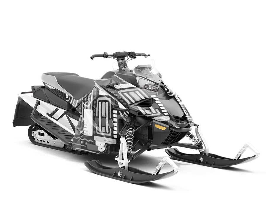 Boho Memories Mosaic Custom Wrapped Snowmobile