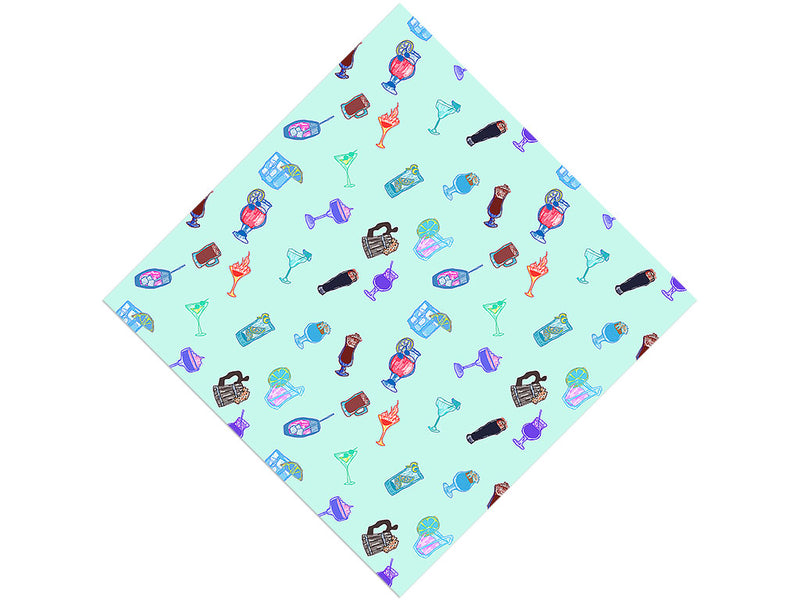 Bombastic Booze Alcohol Vinyl Wrap Pattern
