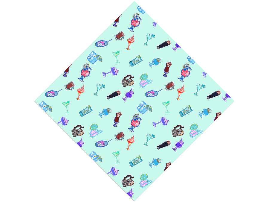 Bombastic Booze Alcohol Vinyl Wrap Pattern
