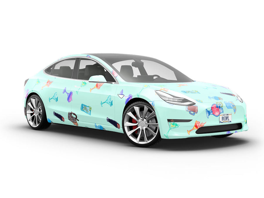 Bombastic Booze Alcohol Vehicle Vinyl Wrap