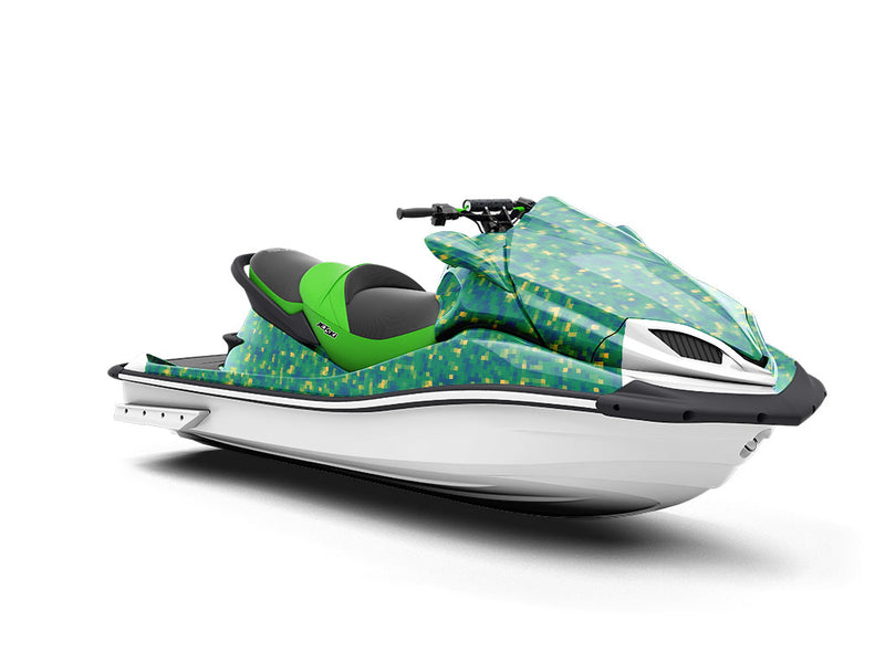 Bomp Zomp Pixel Jet Ski Vinyl Customized Wrap