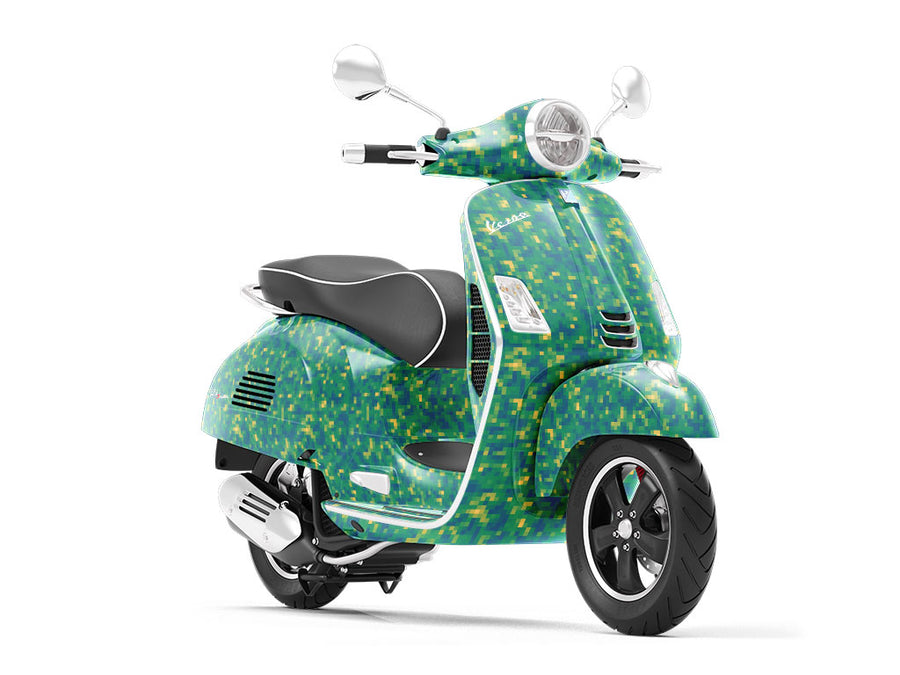 Bomp Zomp Pixel Vespa Scooter Wrap Film