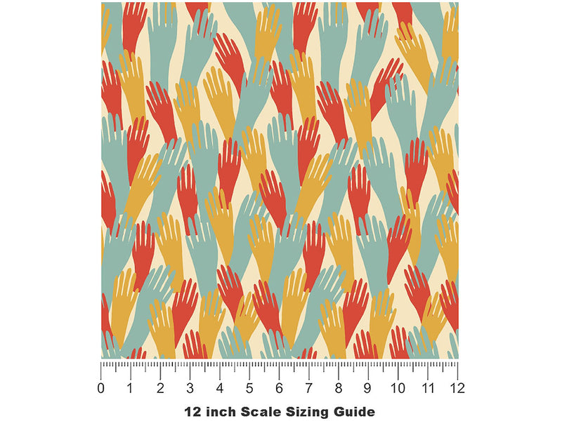 Boogie Wonderland Retro Vinyl Film Pattern Size 12 inch Scale~Rwraps Boogie Wonderland Retro Sizing Chart~2
