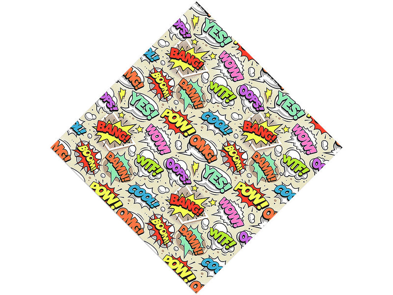 Boom Pow Gaming Vinyl Wrap Pattern