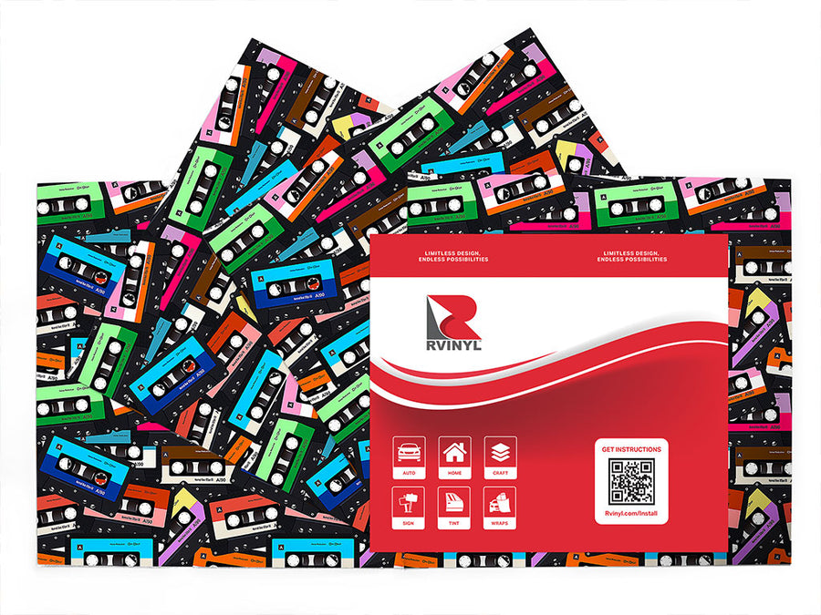 boombox ready music Craft Vinyl Sheet Pack