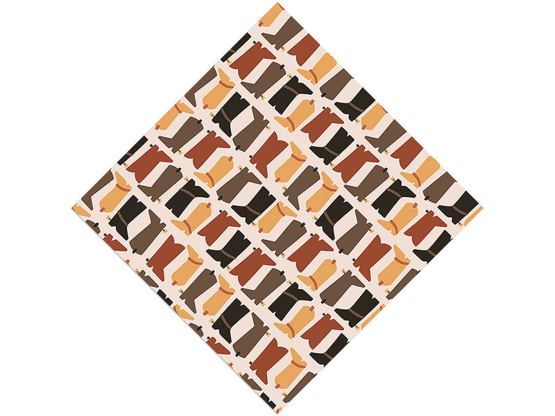Boot Selection Cowboy Vinyl Wrap Pattern