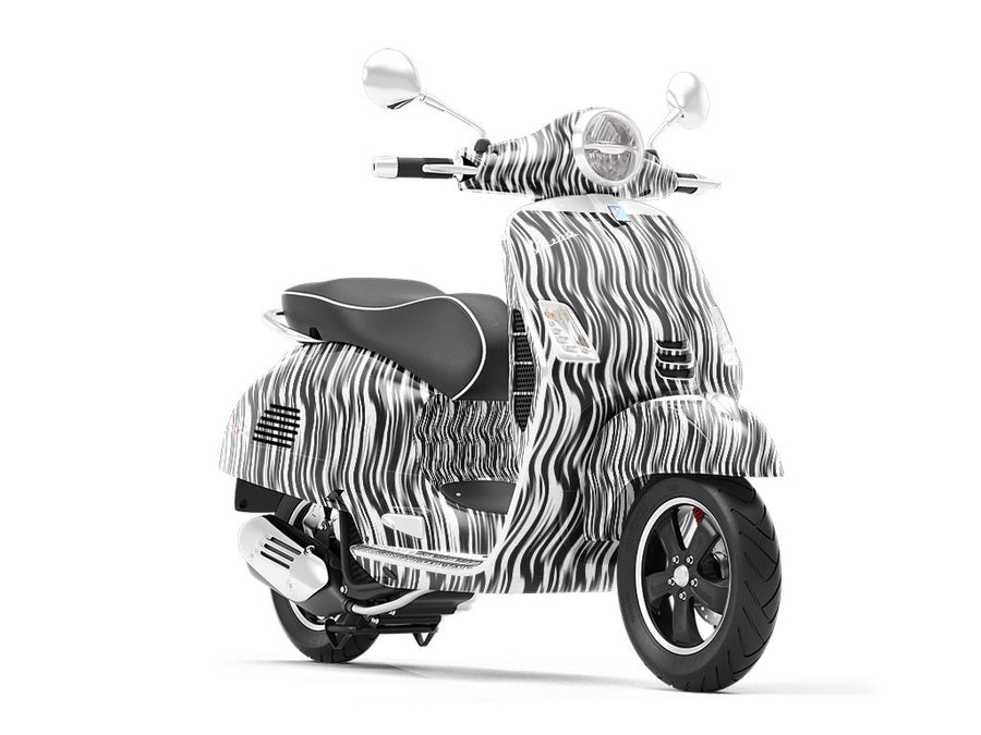 Borracha Zebra Vespa Scooter Wrap Film