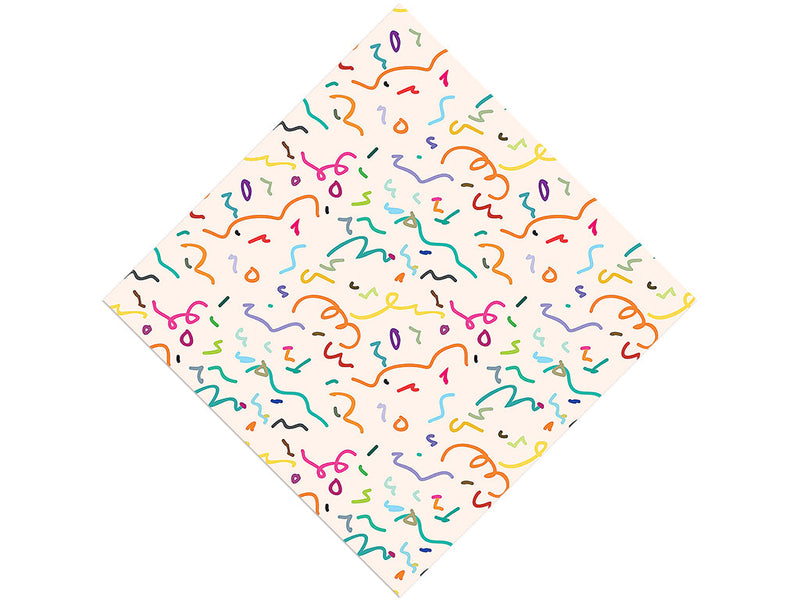 Borrowed String Abstract Vinyl Wrap Pattern