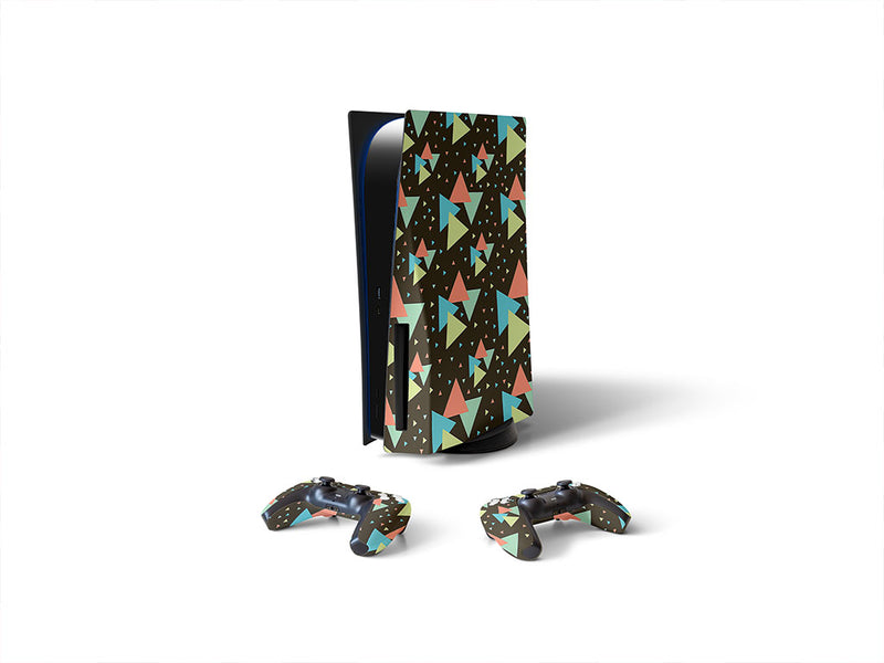 bowling alley mosaic Sony PS5 DIY Skin