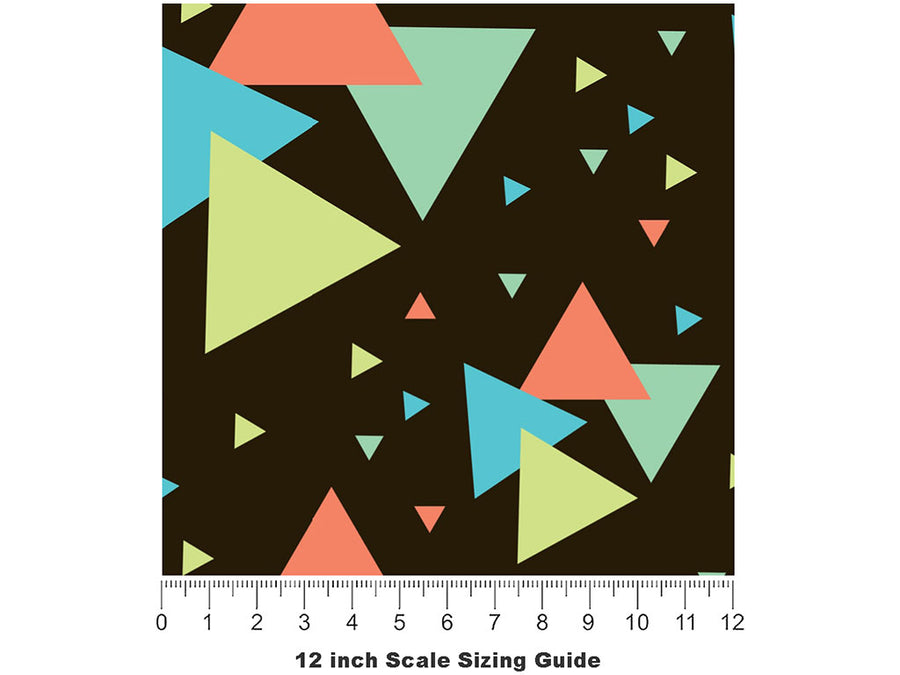 Bowling Alley Mosaic Vinyl Film Pattern Size 12 inch Scale~Rwraps Bowling Alley Mosaic Sizing Chart~2