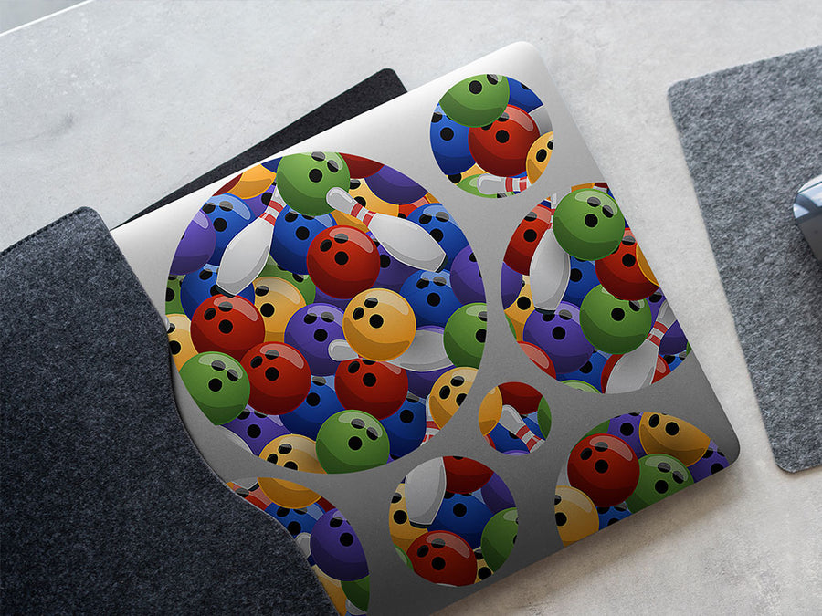 bowling practice sport DIY Laptop Stickers